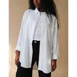 NEW Citizens of Humanity Kayla Shirt White Women's Size XS Retail $228